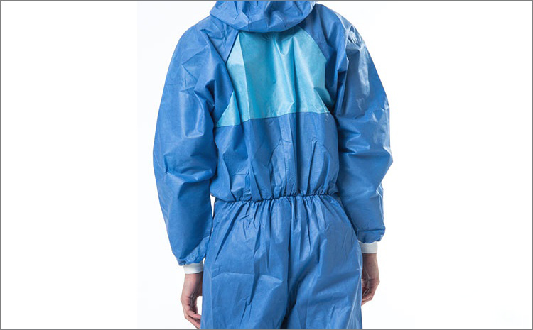 <a href='https://www.jcehs.cn/3m'>3M</a>4532+蓝色带帽连体防护服腰间脚踝紧口设计