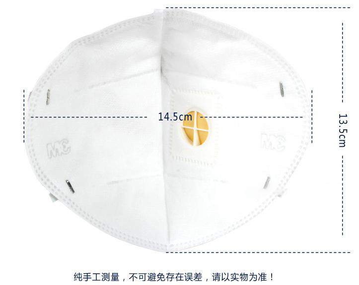 3m9001v口罩反面图片