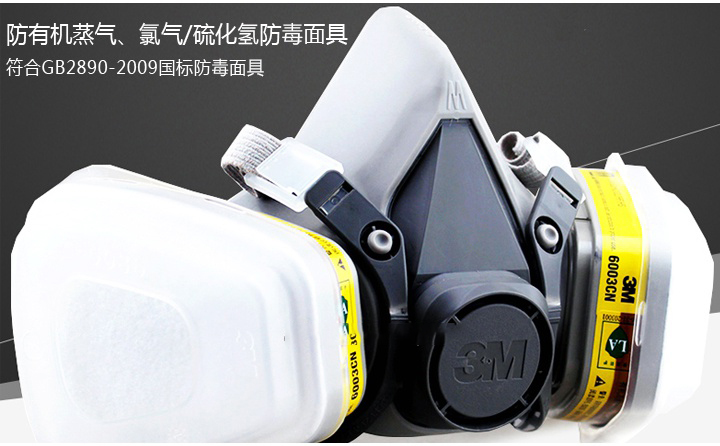 <a href='https://www.jcehs.cn/3m'>3M</a>6200+6003防有机及酸性气体<a href='https://www.jcehs.cn/fangdumianjv'>防毒面具</a>