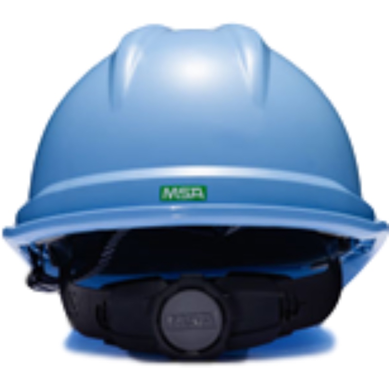 梅思安10167131湖蓝色豪华型有孔ABS<a href='https://www.jcehs.cn/anquanmao'>安全帽</a>图3