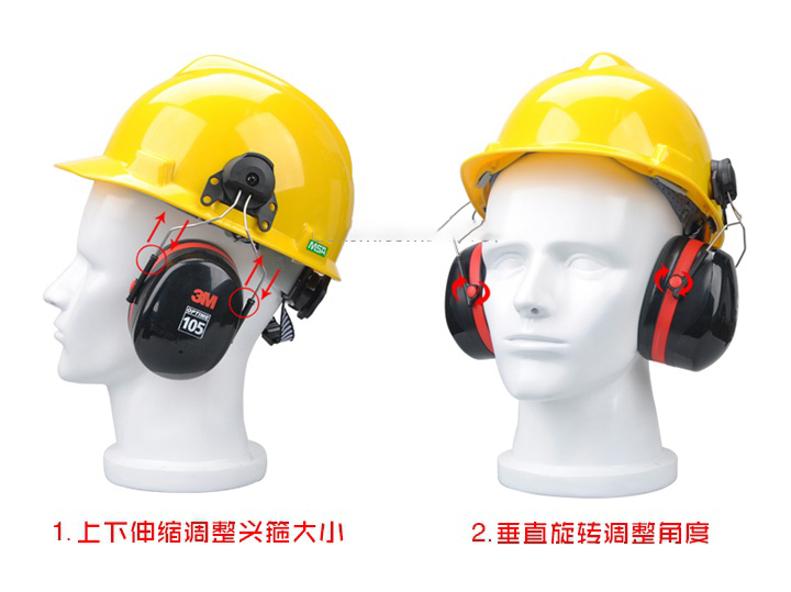 <a href='https://www.jcehs.cn/3m'>3M</a> H7P3E挂<a href='https://www.jcehs.cn/anquanmao'>安全帽</a>式隔音耳罩图片-配<a href='https://www.jcehs.cn/anquanmao'>安全帽</a>