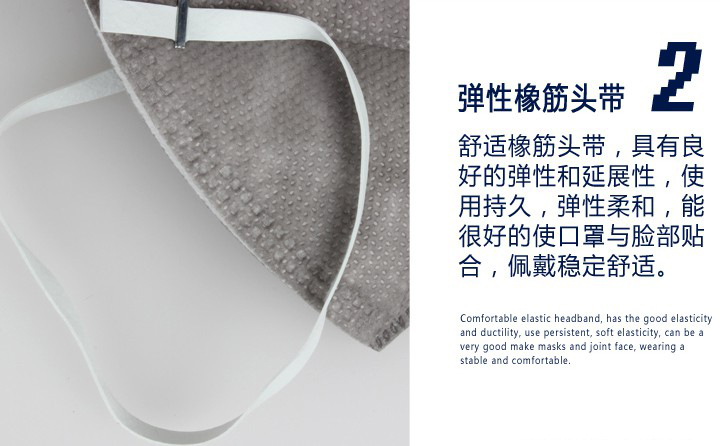 <a href='https://www.jcehs.cn/3m'>3M</a>9022口罩弹性橡筋头带，使口罩贴合性更好